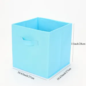 Collapsible Storage Bins Foldable Fabric Storage Basket Organizer Boxes Containers Handles for Nursery Toys, Kids Room, Clothes, Towels, Magazine #1046985
