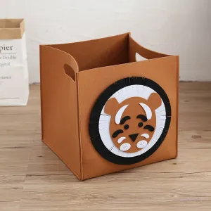 Foldable Animal Cube Storage Bins Fabric Toy Basket #1059099