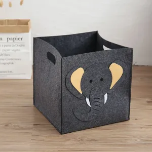 Foldable Animal Cube Storage Bins Fabric Toy Basket #1059100