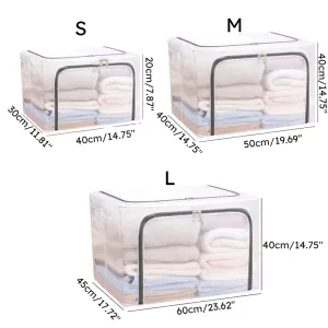 Large Transparent Storage Box with Nylon Waterproof Material #1064954
