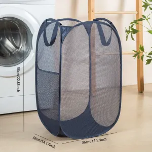 Portable Laundry Hamper with Sorter for Home, and Bathroom Storage Basket #1211573