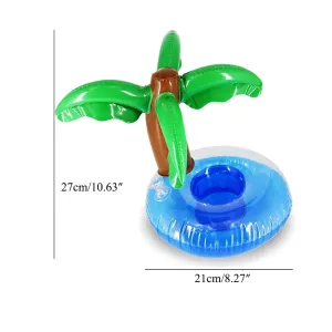 PVC Inflatable Drink Holder, Pool Drink Floats Inflatable Cup Holders Party Accessories Cup Flamingo Coasters for Swimming Pool Party Beach & Kids Wat #1055174