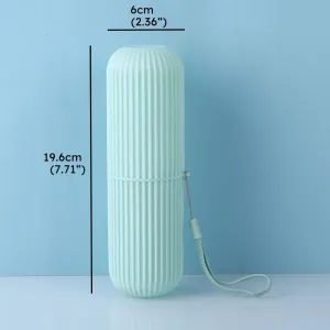 Travel Toothbrush Holder, Portable  Multifuction Toothbrush Case for Traveling, Camping, Business Trip and School #1055160