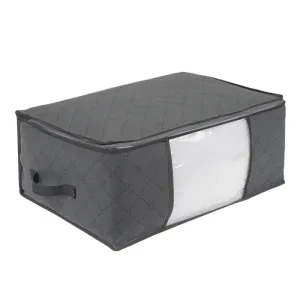 1-pack/3-pack Foldable Dustproof Storage Box Non-woven Fabric Washable Storage Box #236637