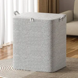 Large Non-Woven Grey Arrow Storage Bag for Clothing and Beddings #1318470