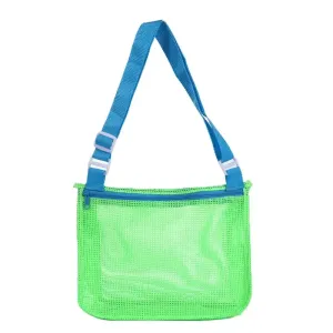 Mesh Beach Tote Large Capacity Foldable Beach Toy Bag Travel Tote Bags #1032909