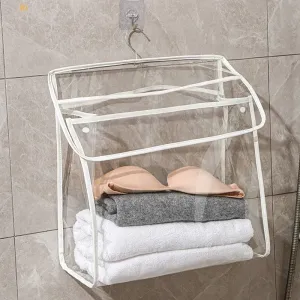 Waterproof PVC Bathroom Hanging Organizer for Clothes and Toiletries #1166708