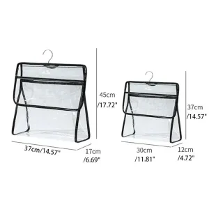 Waterproof PVC Bathroom Hanging Organizer for Clothes and Toiletries #1166710