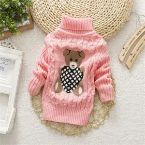 Baby / Toddler Adorable Bear Print Long-sleeve Sweater #187034