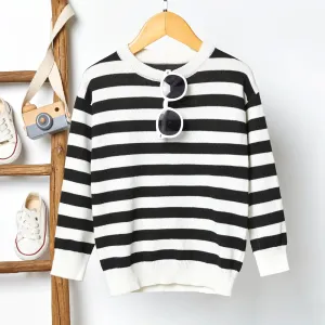 Toddler Girl/Boy Stripe Casual Knit Sweater #987060