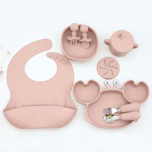 BPA-Free Silicone Suction Bowl and Plate Set for Babies #1068454