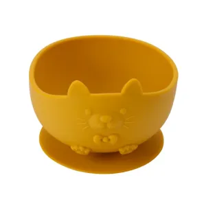 Cute Cartoon Cat Baby Bowl with Suction Cup #1170348