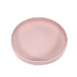 Non-BPA Silicone Striped Kids Plate for Mealtime #1196218