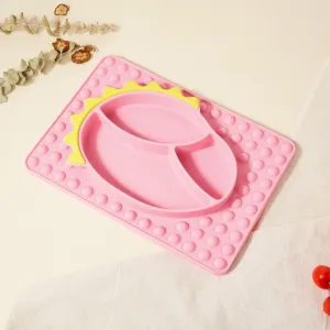Silicone Suction Dinosaur Plate - Bubble Design for Baby's Mealtime #1080183