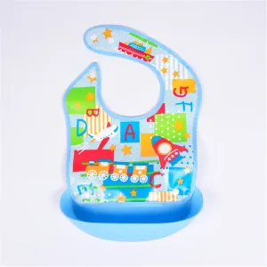 Vehicle Pattern Unisex Dual-Use Bib for Infants and Toddlers #1055969