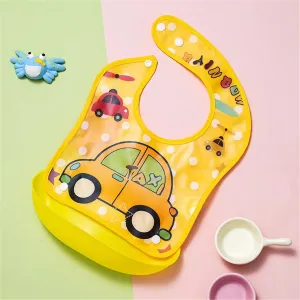 Vehicle Pattern Unisex Dual-Use Bib for Infants and Toddlers #1055971