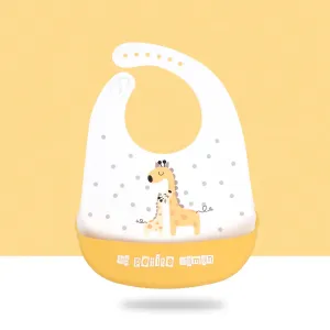 Waterproof Animal Cartoon Cute Baby Bibs Saliva Towel Aprons Baby Silicone Feeding Bibs #841985