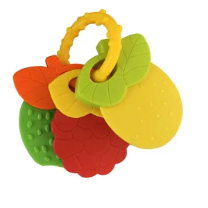 Baby Teether Fruit Shape Baby Teethers with Rattle Infant Teething Toys #204748