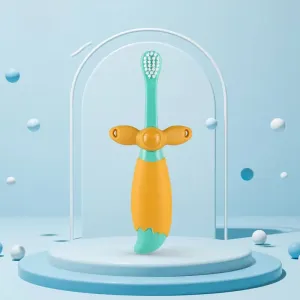 Toddlers Cartoon Toothbrush Manual Ultra-fine soft Toothbrush Kids Training Teeth Cleaning to Prevent Stuck Throat #917205