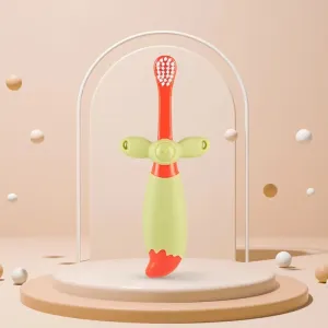 Toddlers Cartoon Toothbrush Manual Ultra-fine soft Toothbrush Kids Training Teeth Cleaning to Prevent Stuck Throat #917207
