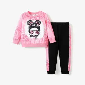 2pcs Toddler Baby Girl/Boy Sporty Sweatshirt Set #1171395