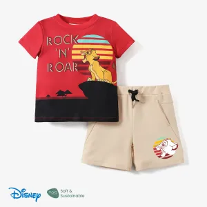 Disney Lion King Simba 2pcs Toddler Boys Naiaâ¢ Character Print and Adjustable Waist Shorts Set