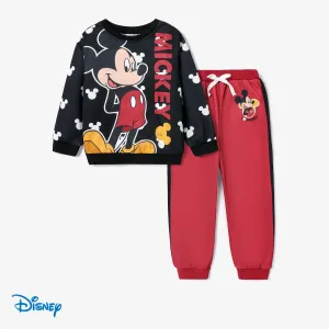 Disney Mickey and Friends Toddler Boy Character Print Long-sleeve Top and Pants Sets #1167121