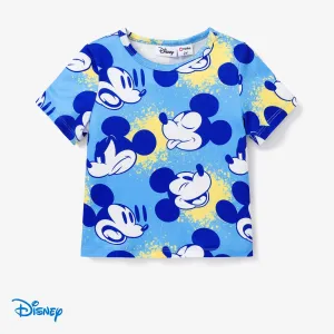Disney Mickey and Friends Toddler Girl /Toddler Boy Tye-dyed Tee or printed denim shorts