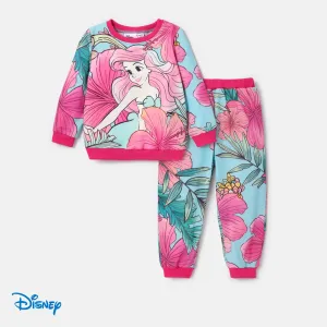 Disney Princess Baby Girl 2pcs Character Print Long-sleeve Top and Pants Set #1064392