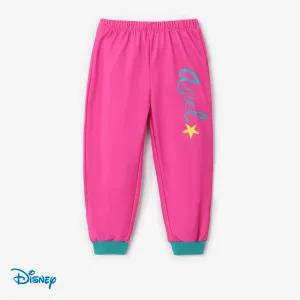 Disney Princess Toddler Girl Character Print Jacket and Letter Print Pants #1091703