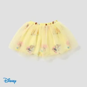Disney Princess Toddler Girl Character Print Long-sleeve Sequin Embroidered Long-sleeve Jacket or Mesh Tutu Short Skirt #1172022