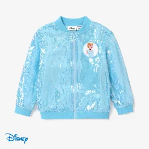 Disney Princess Toddler Girl Character Print Long-sleeve Sequin Embroidered Long-sleeve Jacket or Mesh Tutu Short Skirt #1172030