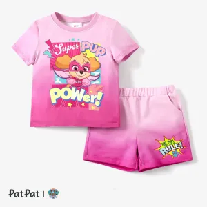 PAW Patrol 2pcs Toddler Boys/Girls Character Print Gradient Sporty Set
