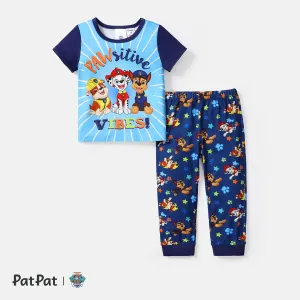 PAW Patrol Toddler Girl/Boy Short-sleeve Tee and Pants Pajamas Set #234072