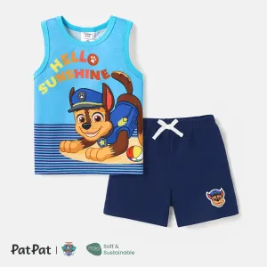 PAW Patrol Toddler Girl/Boy 2pcs Naiaâ¢ Striped Character Print Tank Top and Shorts Set #1048512