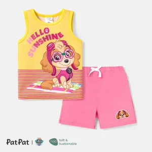 PAW Patrol Toddler Girl/Boy 2pcs Naiaâ¢ Striped Character Print Tank Top and Shorts Set #1048517