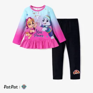 PAW Patrol Toddler Girl Character Print Long-sleeve Top and Leggings Sets #1166097