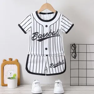Toddler Boy Sporty Ball Top and Shorts Set #1328179