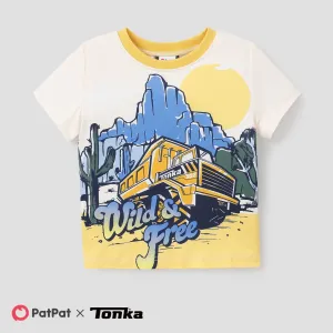 Tonka 1pc Toddler Boys Vehicle Print  Sporty T-shirt/Shorts #1327321