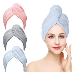 Women Hair Towel Wrap Multifunction Super Absorbent Quick Dry Hair Turban for Drying Hair #211757