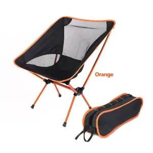 Portable Camping Chair Compact Ultralight Backpacking Chair Folding Chairs with Carry Bag for Camping Fishing Hiking Picnic Self-driving Tour #208379