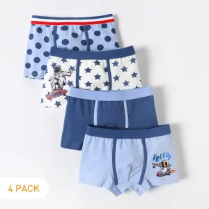4-Pack Kid Boy Space Graphic Boxer Briefs Underwear #230460