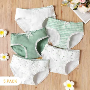 5-Pack Kid Girl Bowknot Design Cotton Underwear #834275