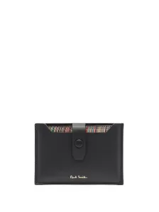 PAUL SMITH - Logo Leather Credit Card Case #1237425