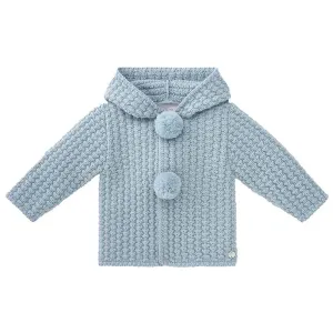 Paz Rodriguez Unisex Baby Knitted Coat Blue 24M