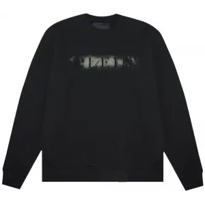 Philipp Plein Men's Spray Paint Effect Sweater Black M