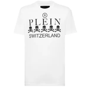 Philipp Plein Men's Iconic SS T-shirt White XXL