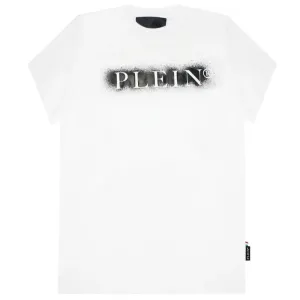 Philipp Plein Men's Spray Paint T-shirt White M