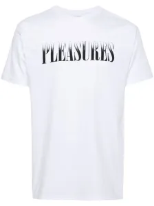 PLEASURES - Logo Cotton T-shirt #1272645