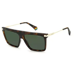 Polaroid Polarized Green Browline Mens Sunglasses PLD 6179/S 0086/UC 58